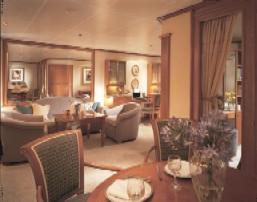 Owner Suite, Penthouse, Grand Suite, Concierge, Veranda, Inside Charters/Groups Silversea Cruise Silver Suite